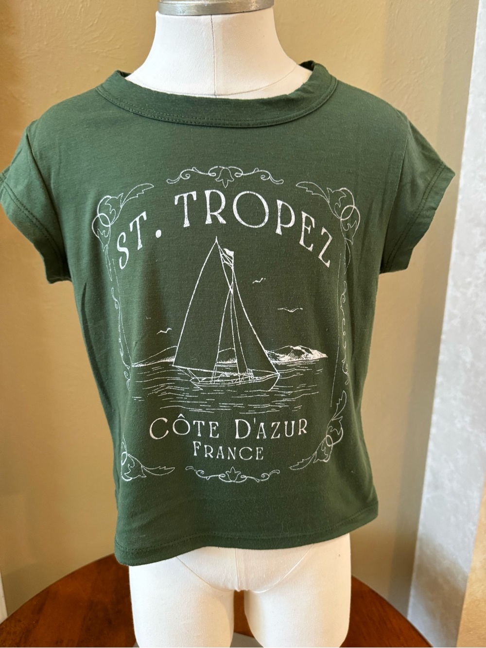 Day (Urban Outfitters) St. Tropez Green Graphic Tee